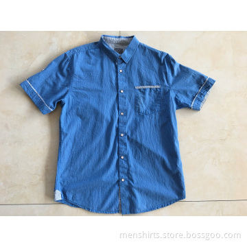 100% Cotton Yarn Dyed Man Shirt